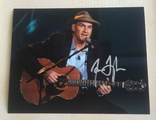 Music Legend James Taylor Signed Autographed 8x10 Photo