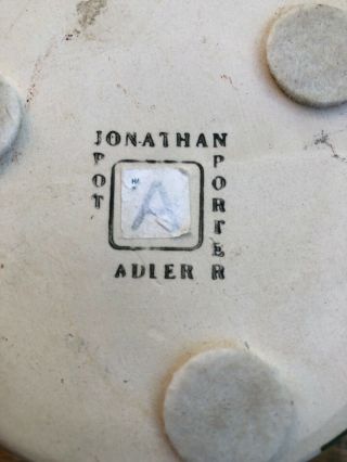 Early Jonathan Adler lge Pot A Porter Bulbous Striped Ceramic Vase Art Pottery 7
