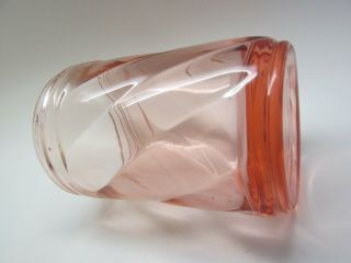 RARE Antique Gorham Pink Depression Glass Sugar Pourer Dispenser Heavy Bottom 3