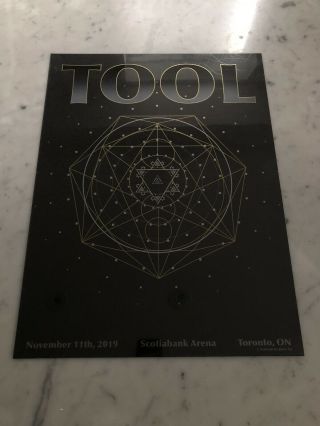 Tool Poster Band Dual Layer Tour Toronto November 11 2019 647/650 By Joyce Su