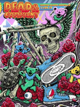 2019 Dead And Company Hampton Vip Poster Limited 11/09/2019 Night 2