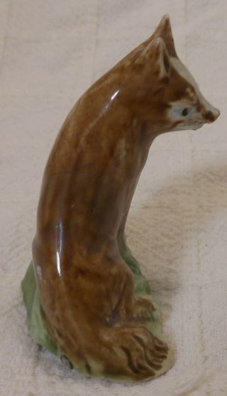 Wonderful,  Rare Small Antique 18th Early 19th Century Staffordshire Fox Figure 5