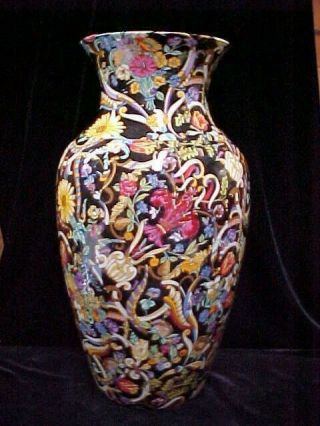 Vintage Gucci Italy Porcelain Ceramic Vase 16 1/4 