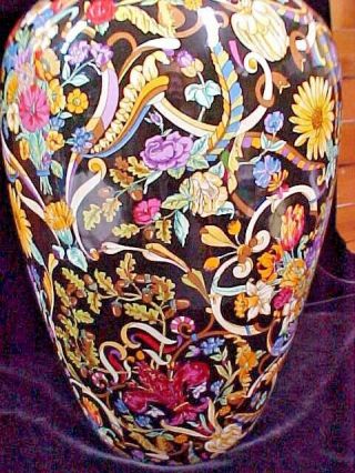 Vintage Gucci Italy Porcelain Ceramic Vase 16 1/4 
