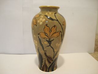 Vintage Ernst Wahliss Turn Vienna Austria Porcelain Vase 5642 Antique Floral