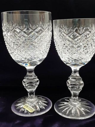 Tharaud Designs Diamond & Fan Goblet And Wine - 3 Goblets; 3 Wines