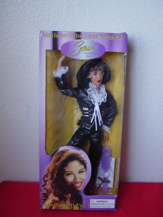 Rare Selena Quintanilla Amor Prohibido 11 1/2 In Doll,  Nrfb,  Exc Cond