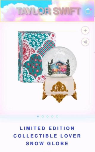 Taylor Swift Lover Limited Edition Snowglobe.