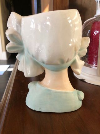 Rare Japan 5 1/2” Lady headvase Head Vase 4