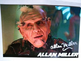 Allan Miller As Alien Authentic Hand Signed Autograph 4x6 Photo - Star Trek 1984