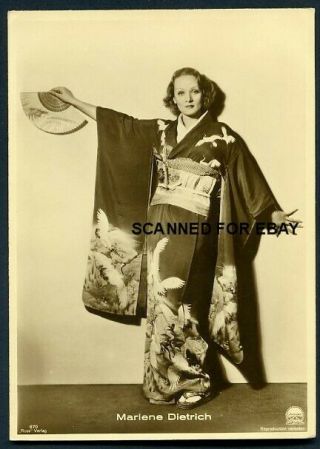 Marlene Dietrich Vintage Lux Edition Ross Verlag 1930s Photo Postcard