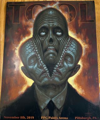 Tool Pittsburgh Poster 2019 Concert Tour Limited Edition Chet Czar Art