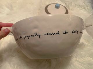 2003 Rae Dunn By Magenta Saks Boutique Htf Soup Tureen First Edition 2