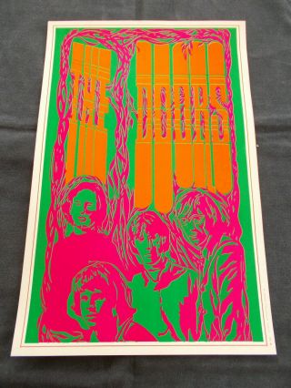 ,  1967 The Doors Saladin Poster By Robert Wendell 1st Print