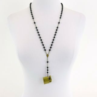 Miranda Lambert Unlabeled Beaded Chain Hanging Small Lighter Necklace
