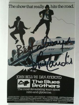 John Landis Hand Signed Autograph 4x6 Photo - The Blues Brothers Director