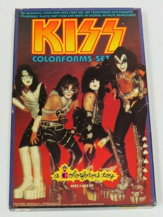 Kiss Vintage Colorforms Complete 1977 Aucoin