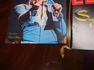 Elvis Presley Sahara Tahoe Gold Tassel Menu & Souvenir Photo Album 2