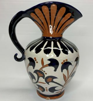 Vintage Icaros Ceramics Rhodes Greece Pitcher Sea Fare Of The Aegean York 2