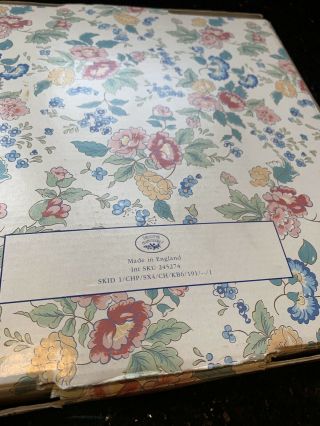 Laura Ashley Hazelbury 4 Dinner Plates Set Orig Box floral 10 