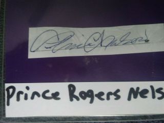 Prince Rogers Nelson Autograph