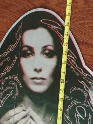 LIFE SIZE Cher 1975 Stars Rare Punch Out Promotional Poster - VERY RARE 7