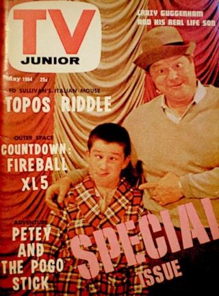 Tv Guide 1964 Crazy Guggenham Tv Junior Companion V1n1 Fireball Xl5 Nm/mt