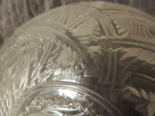 LALIQUE Crystal PINSONS Signed Finch Bird 9 1/4 