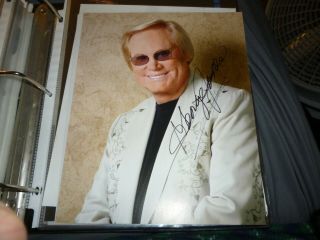 Country Music George Jones Autograph Signed 8x10 Photo
