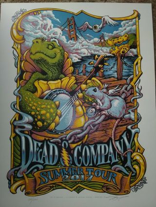 Dead And Company 2017 Summer Tour Vip Poster