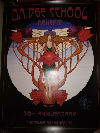 Bridge School Benefit Poster 2016 Stanley Mouse Neil Young Dave Matthews Band