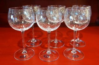 Mariposa Bellini Bubble Series Small Balloon Wine Glasses Set Of 6 - 7 3/4 " Tall