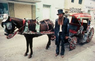 Billy Gibbons Zz Top In Mexico 1981 Model A Ford 12x18 Photo Photograph