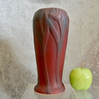 Van Briggle Pottery 10” Vase 503,  Mulberry,  Circa 1930 3