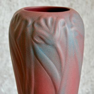 Van Briggle Pottery 10” Vase 503,  Mulberry,  Circa 1930 6