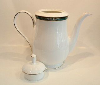 Lenox China KELLY GOLD Coffee Pot & Lid 6 Cup 2
