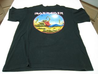 Iron Maiden Somewhere Back in Time 2008 Dated TEXAS Concert Tour T Shirt 8