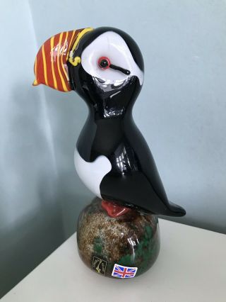 Langham Glass Handcrafted Glass Puffin