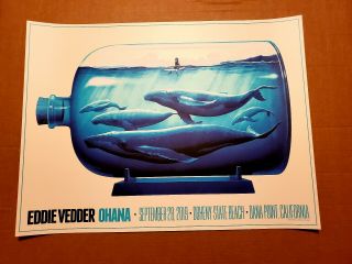 Pearl Jam Eddie Vedder Ohana Show Edition Poster