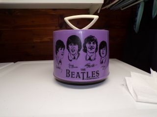 Beatles 1966 Nems Purple Disk - Go - Case