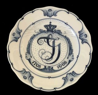 Antique meissen porcelain Regimental Plate Art Nouveau 2