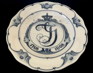 Antique meissen porcelain Regimental Plate Art Nouveau 3