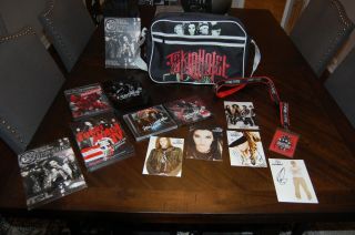 Tokio Hotel Swag Grab Bag With Many Signed Items,  Signed Bag,  10 Items In All
