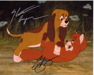 Keith Coogan Corey Feldman Signed By Both Fox And The Hound Photo With