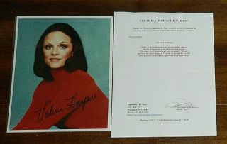 Valerie Harper Hand Signed Autograph 8x10 Color Photo [100 With Coa]