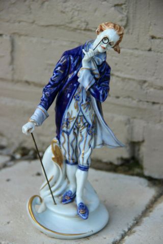 Italian Capodimonte Porcelain Figurine Signed Tyche Tosca