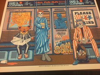 Dead And Company Poster Msg Nyc 10/31/2019 Show Edition -