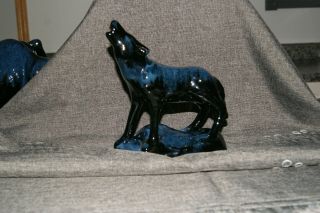 Blue Mountain Pottery Blue Wolf