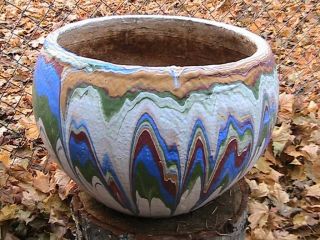 Ozark Roadside Tourist Art Pottery Harold Horine Como Craft Jardiniere Planter