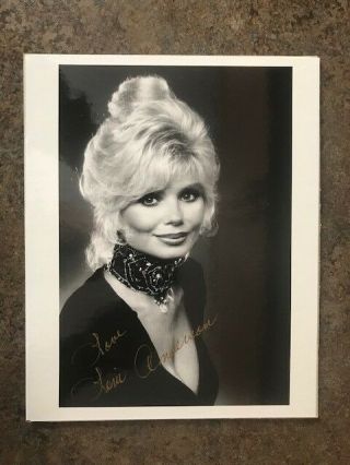 Vintage 8x10 Hand Signed By Actress Loni Anderson Great Autograph With Gold Pen